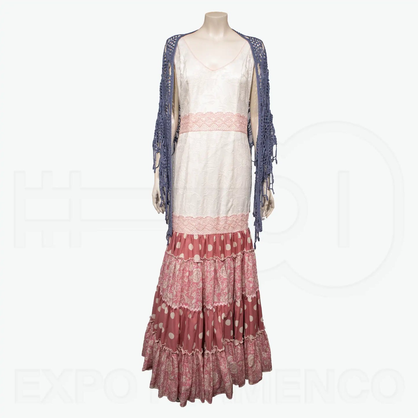 Indigo Blue Artisan Shawl