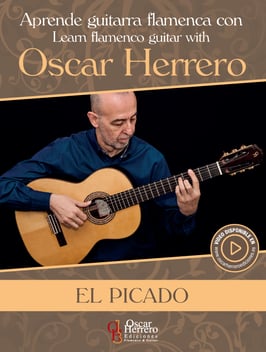 Aprende guitarra flamenca con Oscar Herrero. Learn flamenco guitar with Oscar Herrero. El rasgueado -Oscar Herrero