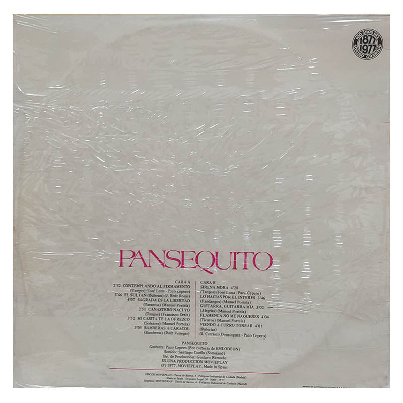 Pansequito. I was born a basket maker