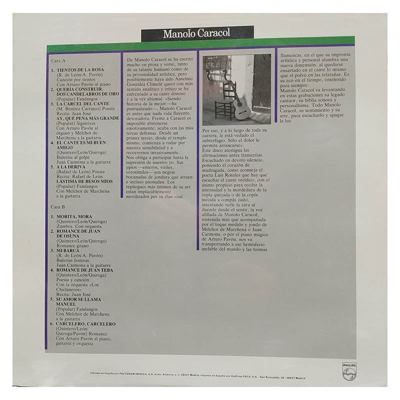 Manolo Caracol - Masters of Flamenco