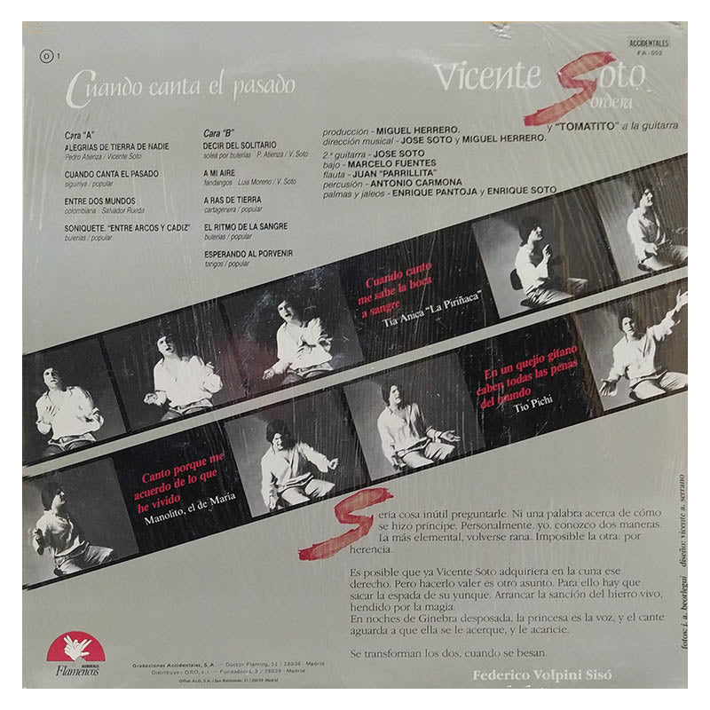 Vicente Soto Sordera - When the past sings