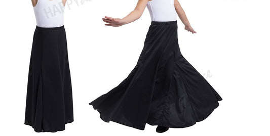 Falda de baile flamenco de seis nesgas