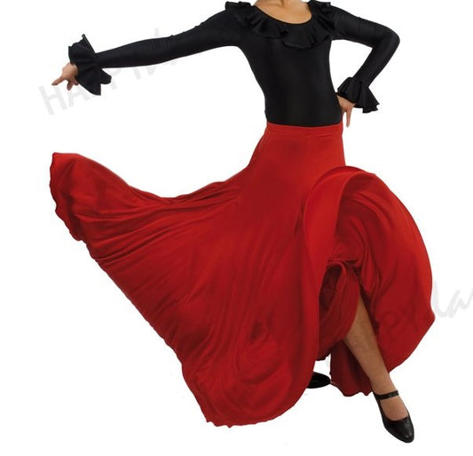 falda flamenca de ensayo en cintura