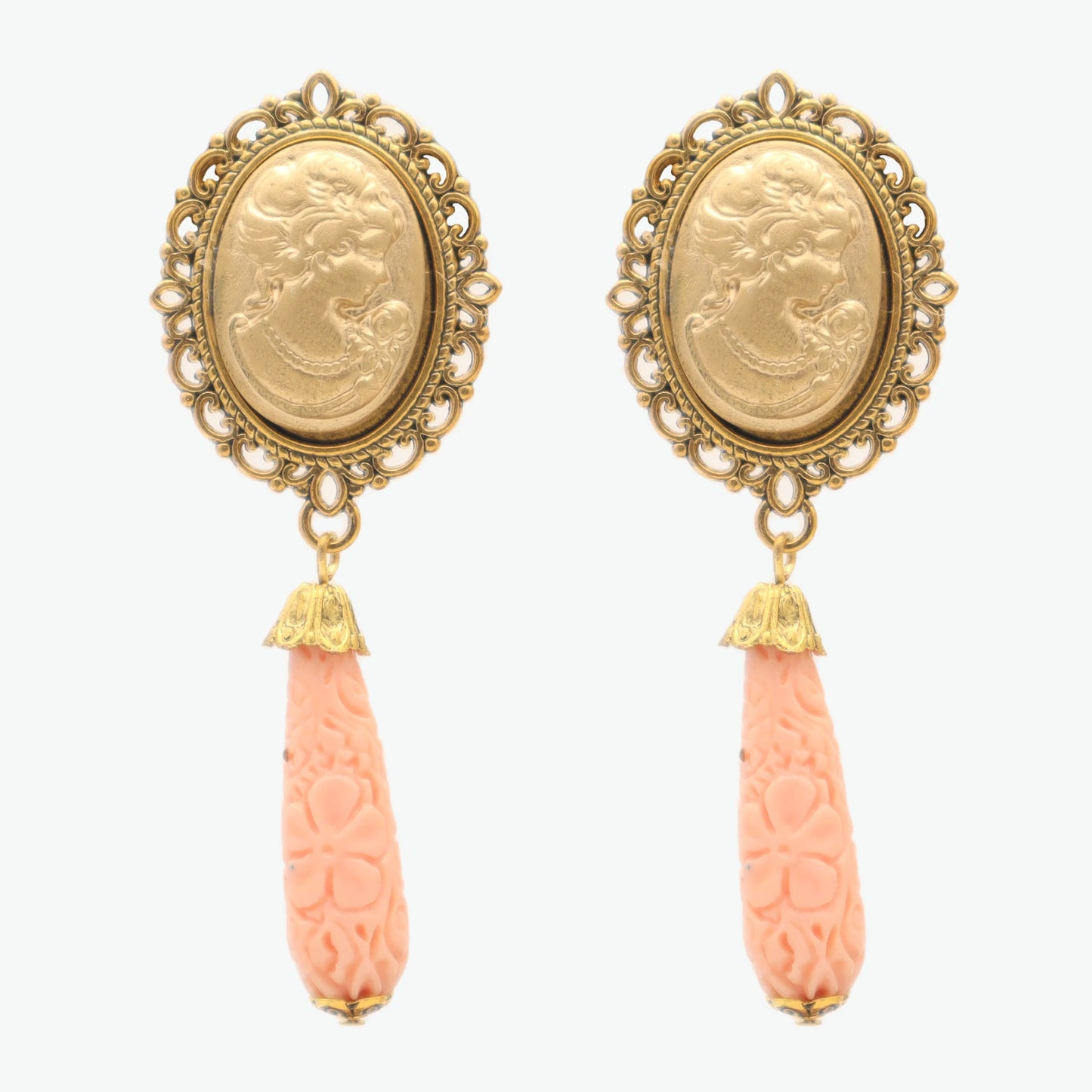 salmon earrings