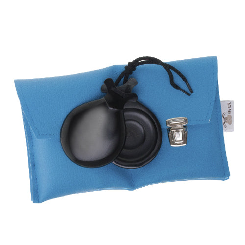 Castanets of the South - Professionals with case - Black glass No. 5 - Special for Teachers - D/C