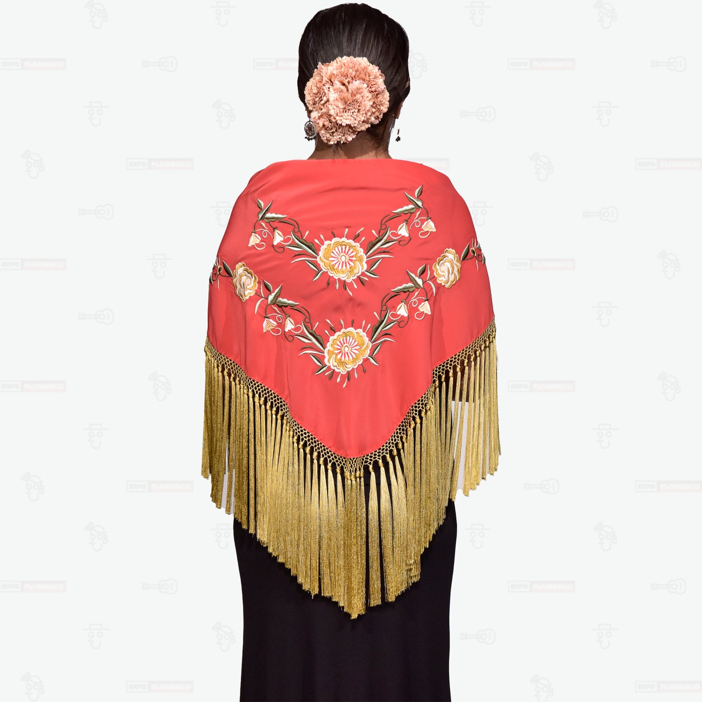 Fringed Air Shawl