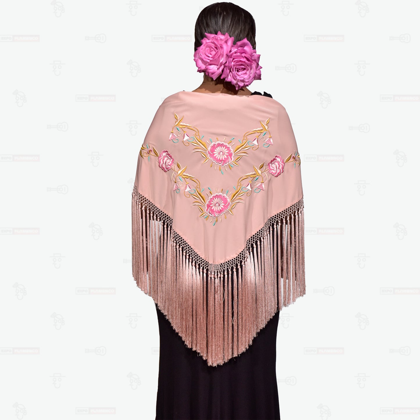 Fringed Air Shawl