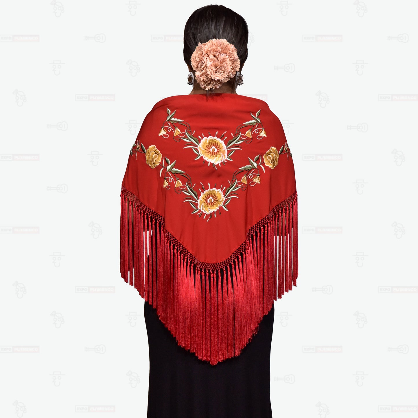 Fringed Air Shawl