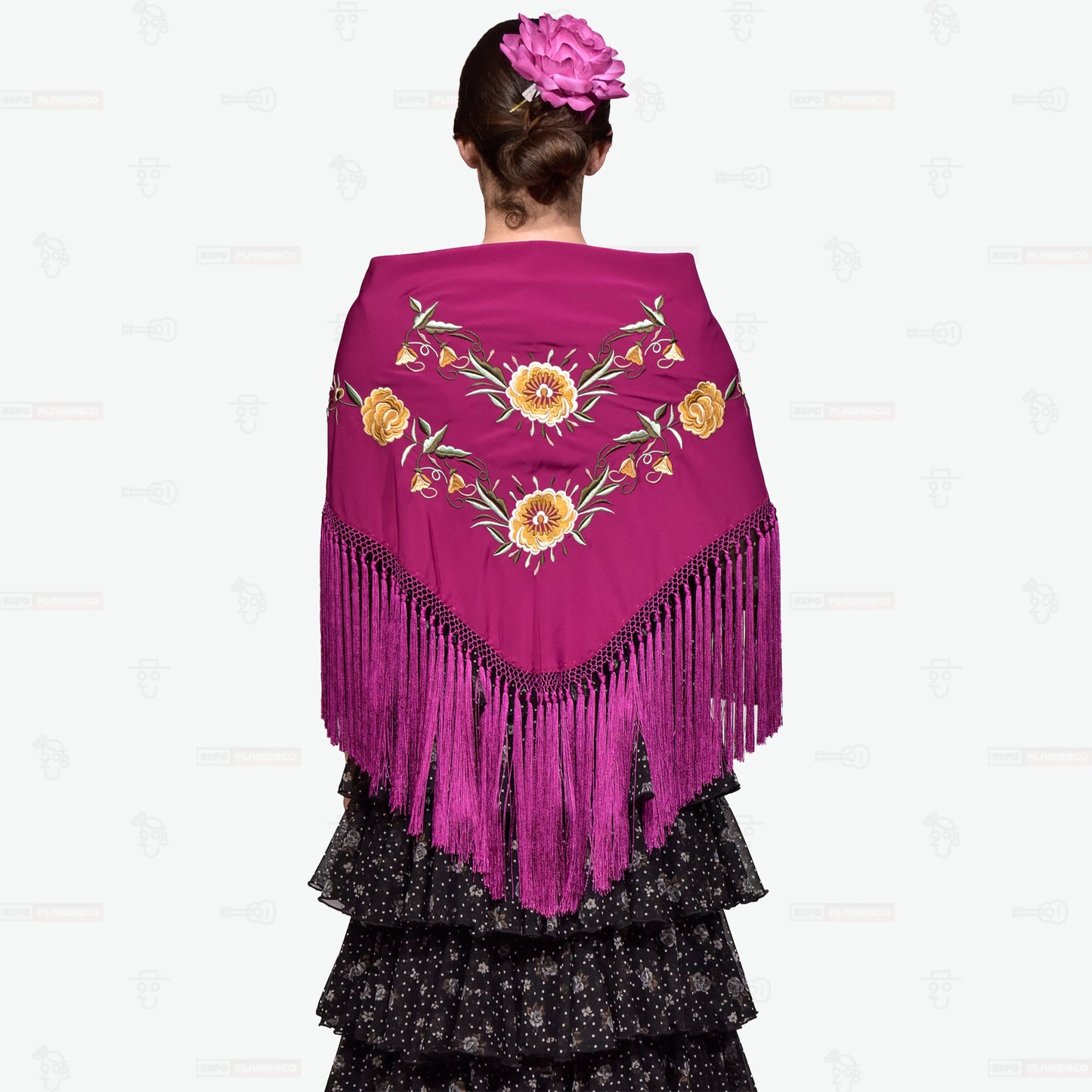 Fringed Air Shawl