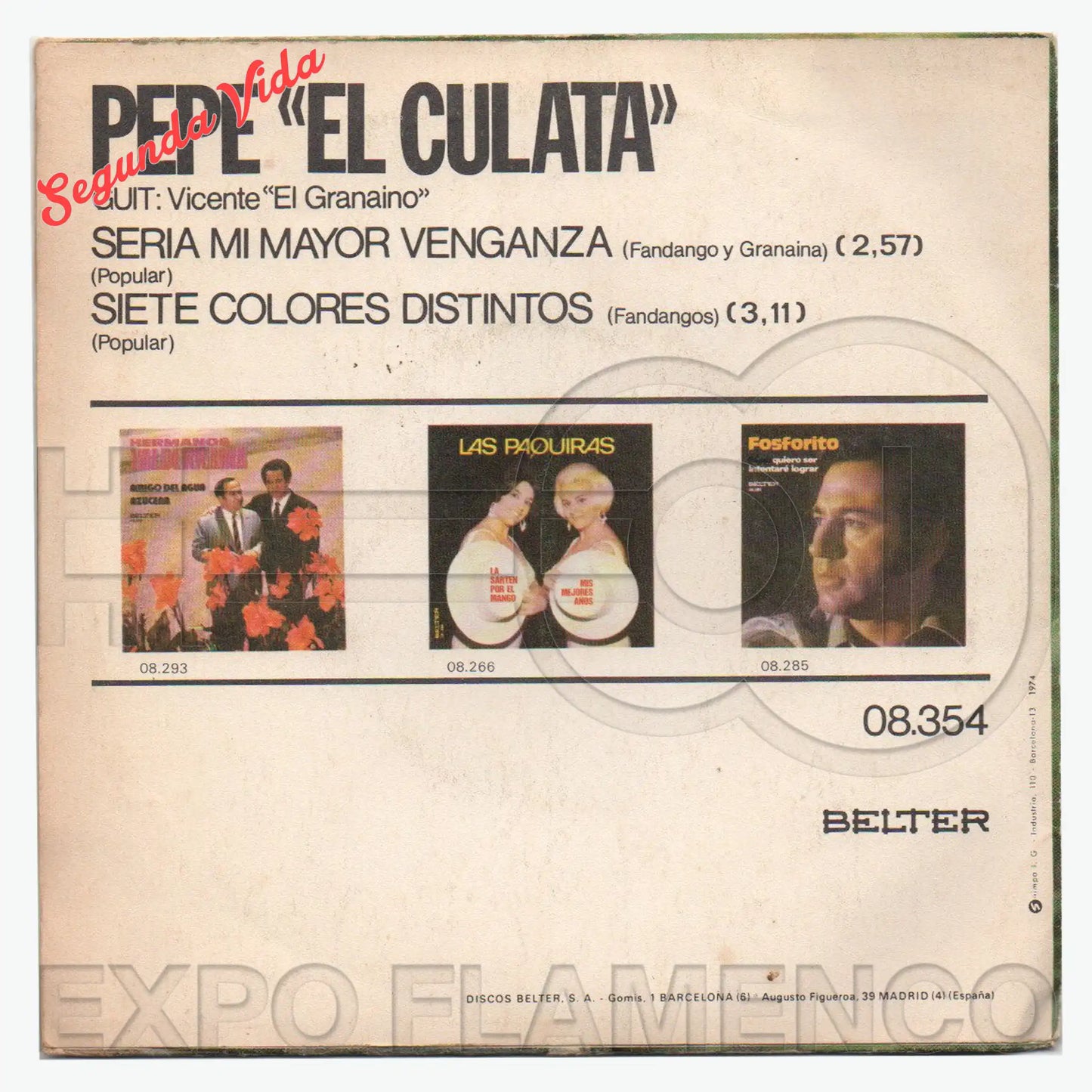 Pepe El Culata - Sería mi mayor venganza