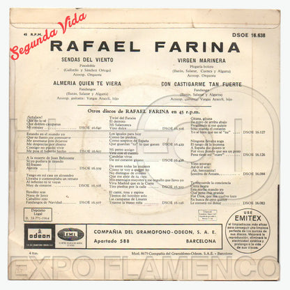 Rafael Farina - In memory of Carmen Amaya - Paths of the wind