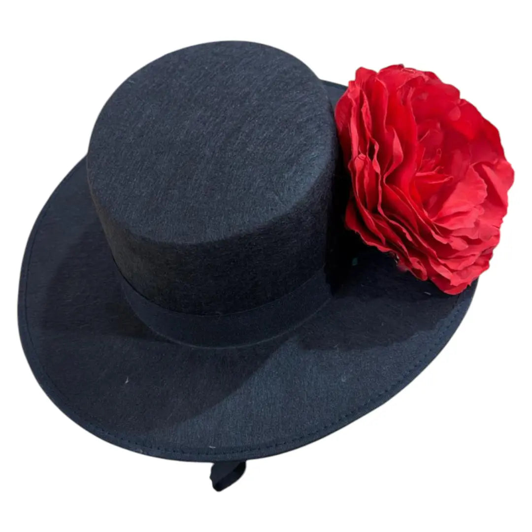 Sombrero Cordobés con ramillete de Flores