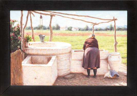 Zoilo Millán - Woman washing