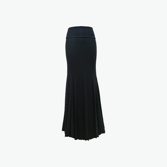 Simple lycra skirt - Black color