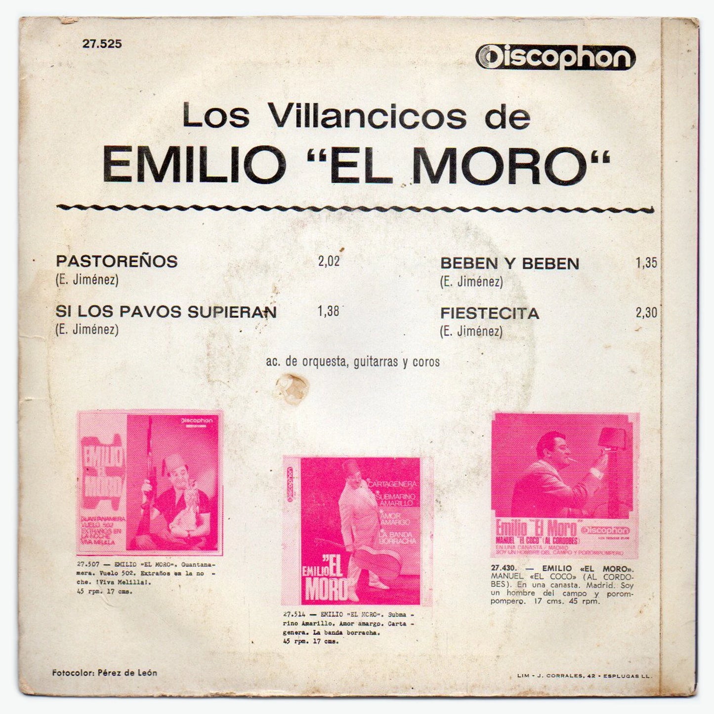 Emilio El Moro - Christmas Carols