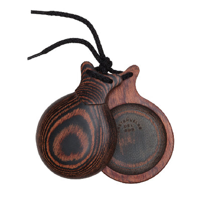 Professional Castanets made of Grained Wood 