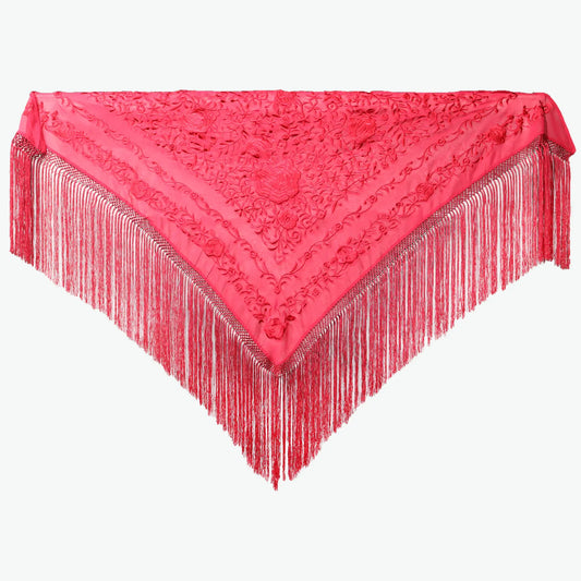 Chiffon shawl - Red