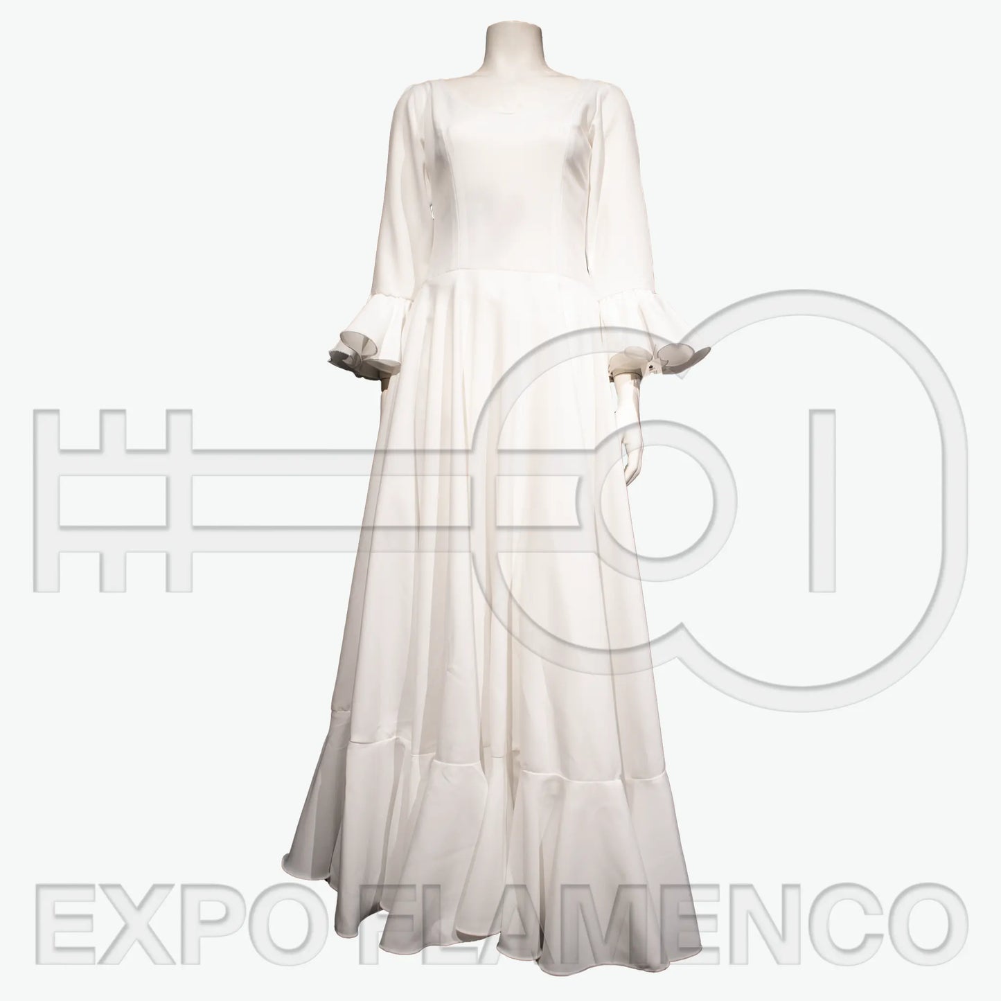 White Luna Flamenco Dress