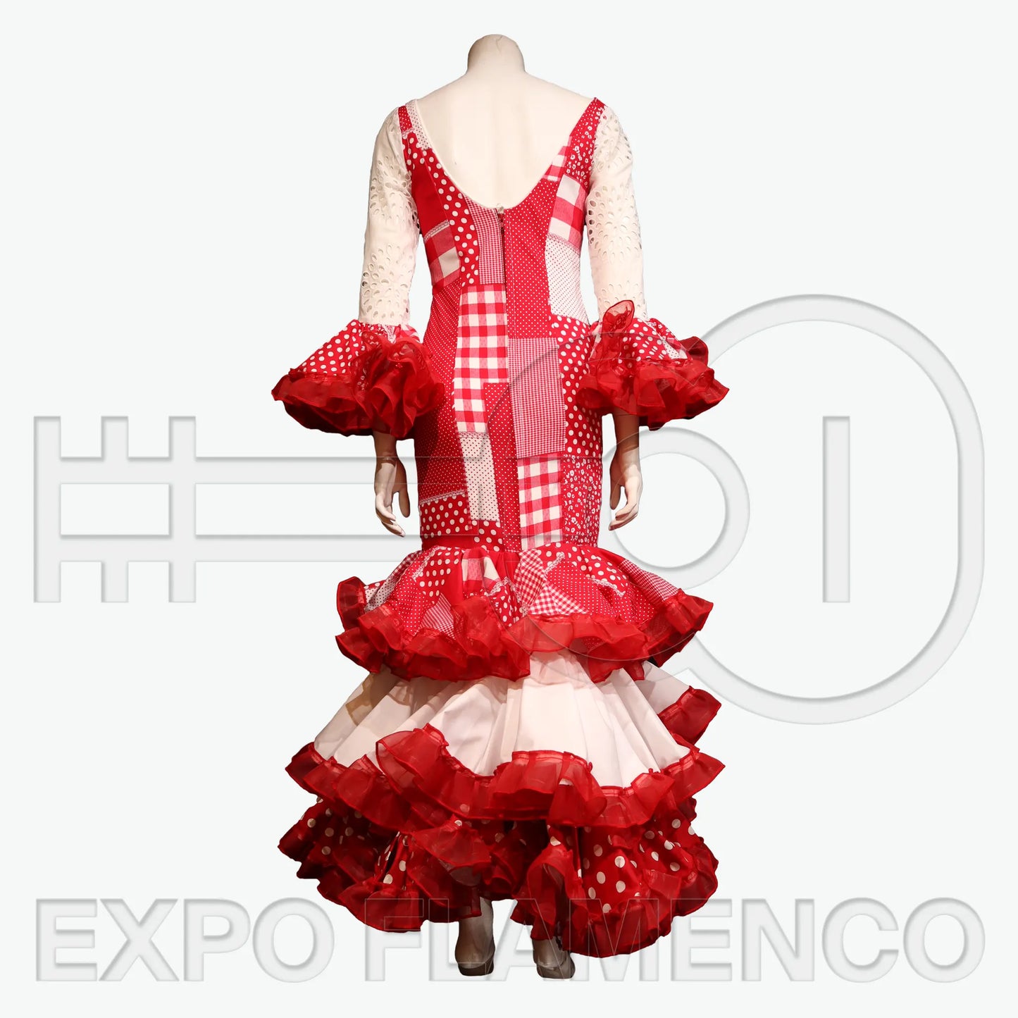 Traje de Flamenca Patchwork