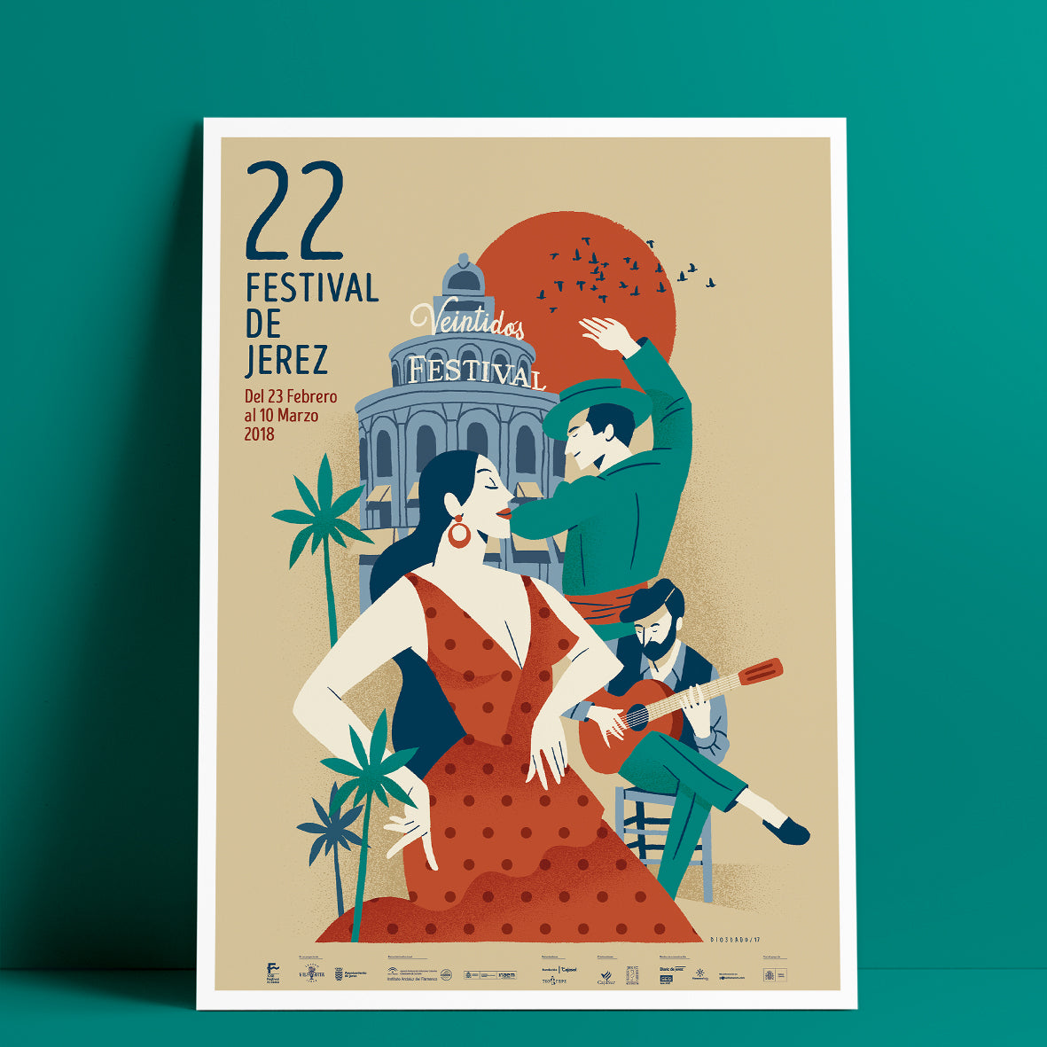 Poster - 22nd Festival de Jerez / Official Poster