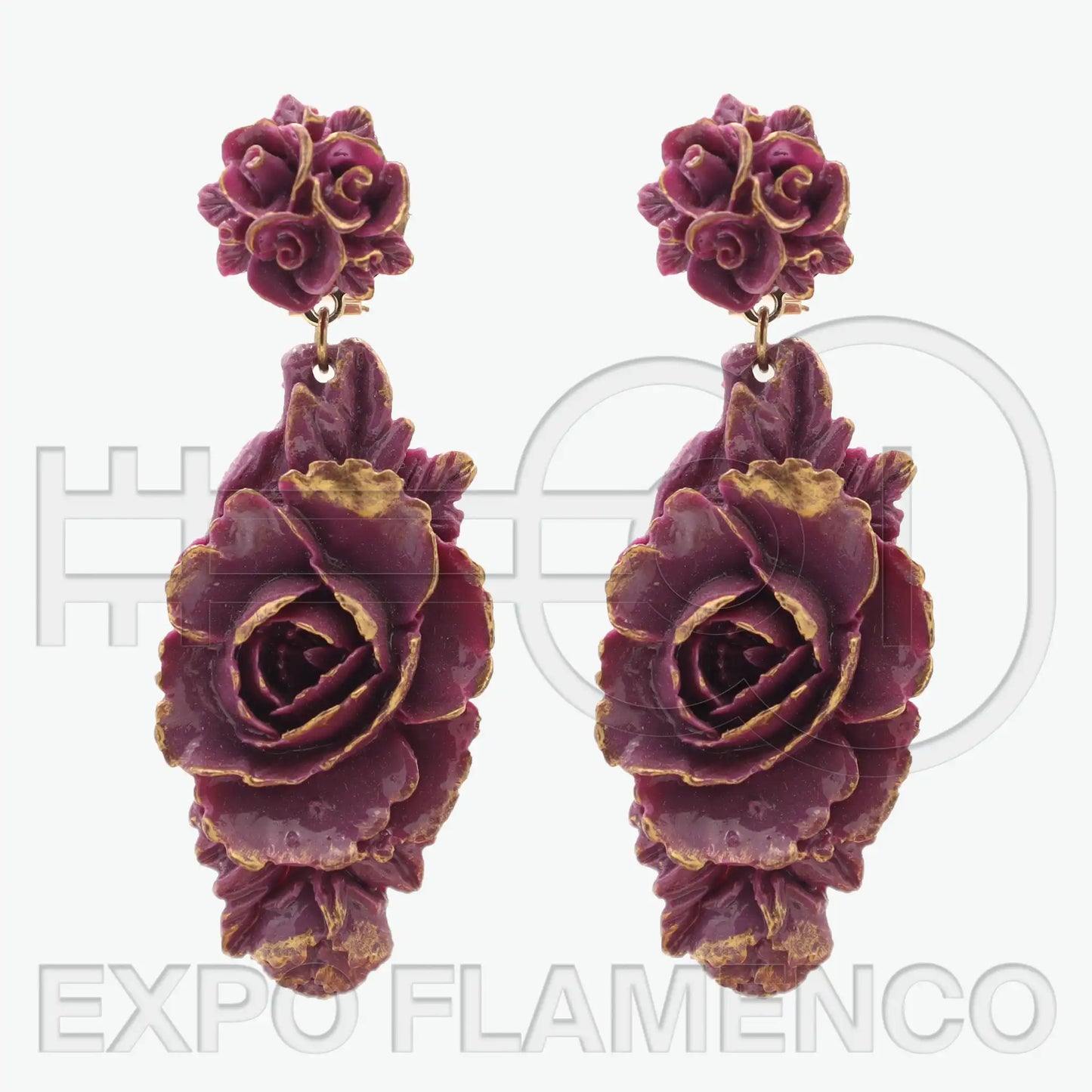 Pendientes morado - cuatro variantes